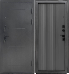 Дверь входная Монблан Графит 960х2050мм правая