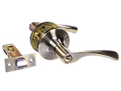 Ручка с защелкой LS 101  (с фиксатором, без ключа) античная бронза