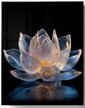 Картина стекло Хрустальный лотос 40х50см