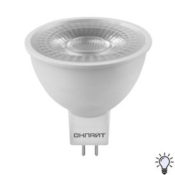 Лампа светодиодная 10Вт G5.3 4000К Онлайт призма