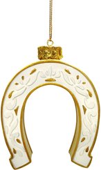 Украшение подвесное Magic Time Лошадка из полирезины 2х9х9см арт.95513
