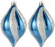 Набор украшений Луковицы 2шт 12см, синяя ночь, SYQB2-0123180 Набор украшений Луковицы 2шт 12см, синяя ночь, SYQB2-0123180