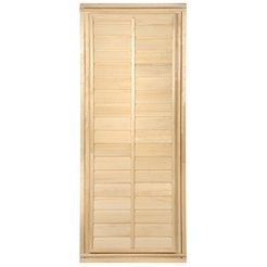 Дверь глухая с фольгой, 1,7х0,7м, липа Класс Б, коробка из липы 