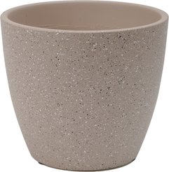 Кашпо бетонное Песок d21см h18,2см v4л, коричневый