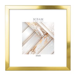 Рамка МИРАМ 20х20см багет 641811-22 золотой, пластик
