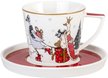 Пара чайная Lefard Family Christmas 250мл фарфор