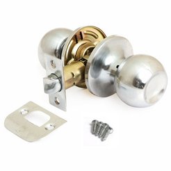 Ручка с защелкой Verdi без фиксатора без ключа хром