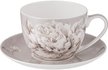 Пара чайная Lefard White flower 330мл фарфор, серый