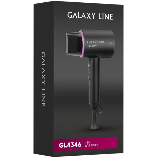 Фен для волос Galaxy LINE GL 4346 1400Вт, 2 скорости 