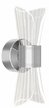 Бра DIO 12W 2Y-ON/OFF-230x80x85-CHROME/CLEAR-220-IP20