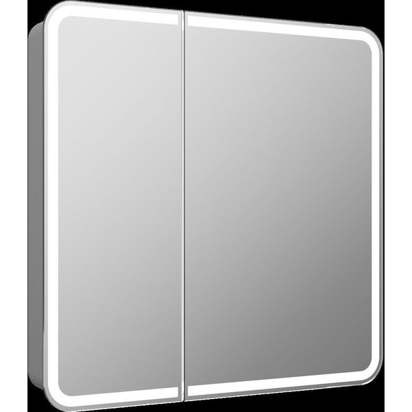 Шкаф-зеркало TULIP 800х800 с подсветкой и датчиком движения