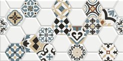 Плитка настенная Edelweiss Pattern 30х60х0,9см синий 1,8м²/уп (WT36EDW55)