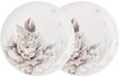Набор тарелок закусочных Lefard White flower 20,5см 2шт белый, фарфор