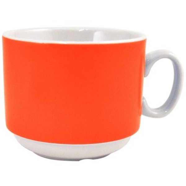 Чашка чайная Экспресс Sunrise Orange 220мл фарфор