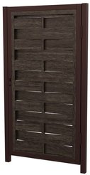 Комплект жалюзи калитки Утёс 2000х1000мм тёмное дерево