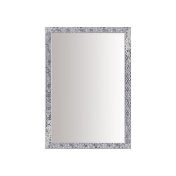 Зеркало в раме 50х70 серебро