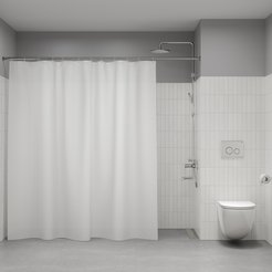 Штора для ванной IDDIS 200x240см BL08P24i11 Полиэстер, белый