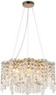 Люстра подвесная с хрусталем TR5465/10 GD/CL золото/прозрачный E14/10 max 40W D560х290/1000