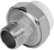 Муфта комбинированная разъемная (Американка) наружная резьба PN25 d32х3/4" раструбная