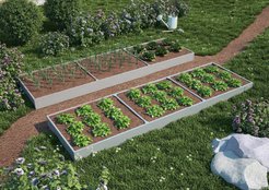 Грядка садовая Благо 0,7х2м оцинкованная