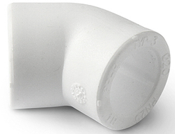 Угольник полипропиленовый 45° d20мм Pro Aqua