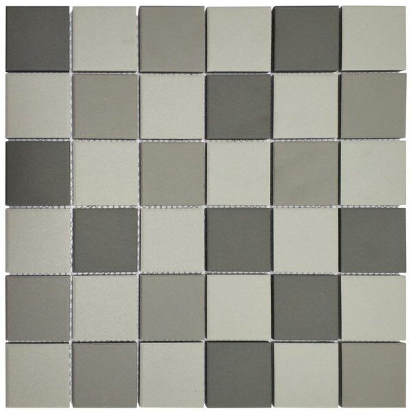 Мозаика Tessare 30,6х30,6х0,6см керамика серый микс шт(HSN2183)