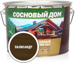 Антисептик декоративный для древесины СОСНОВЫЙ ДОМ палисандр (9л)