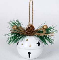 Украшение фигурное Бубенчик 6см, белый, SYTLD-5225047