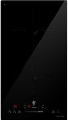 Поверхность варочная индукционная Leonord LEI-30251 28,8х52см, 2 конфорки,черный