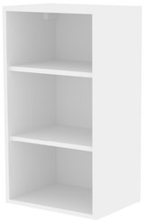 Корпус шкафа навесной для 1-го фасада Микс 40х72х30см Белый