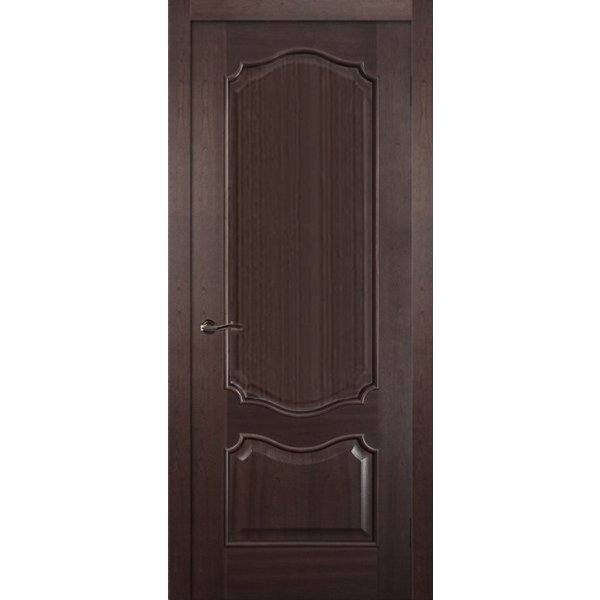 Дверь ДГ Алан (багет) грецкий орех 80х200 шпон