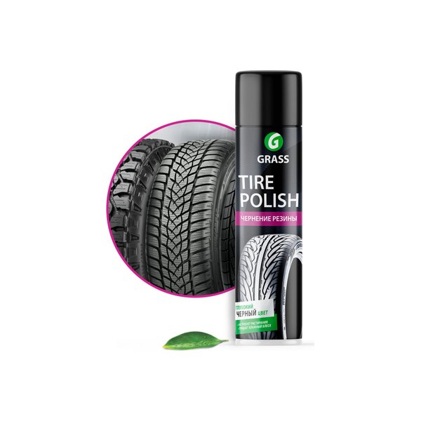 Чернитель шин Grass Tire Polish 650мл аэрозоль