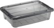 Ящик для хранения Idea КИП 2,8л 30x8x20см с замками, черный