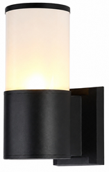 Светильник уличный настенный архитектурный Ambrella light ST2451 BK/FR IP54 E27 черный/белый матовый 