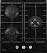 Поверхность варочная газовая Oasis P-3GBT 46х52см, 3 конфорки, черный