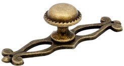 Ручка-кнопка Антик 3-018 бронза