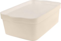 Контейнер для хранения Keeplex Happy 6л 11х21,1х32см с крышкой, топлёное молоко ПП