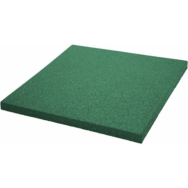Плитка резиновая 500х500х30мм зеленая (0,25м2)