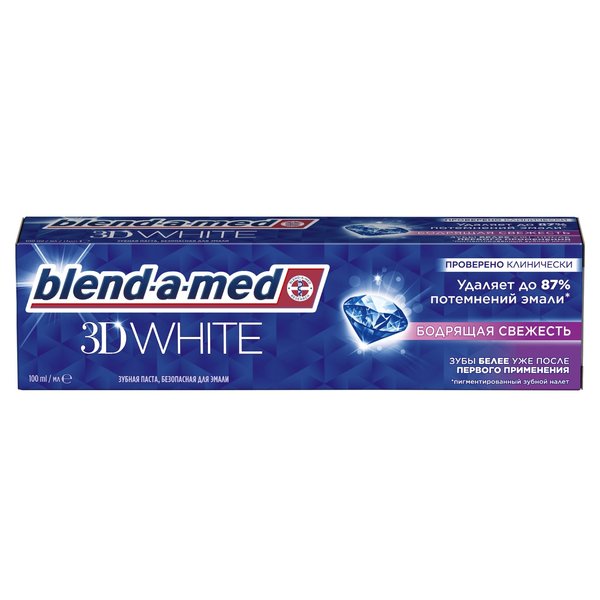 Паста зубная Blend A Med 100мл 3D White Бодрящая свежесть