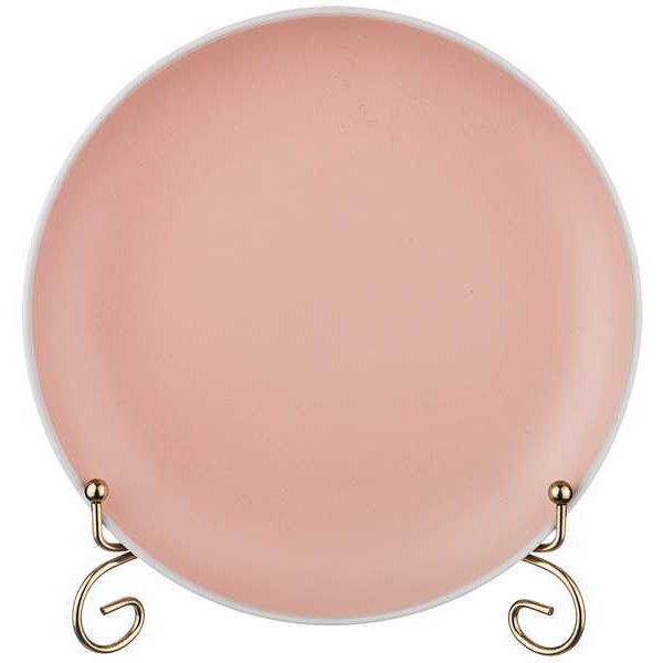 Тарелка десертная Lefard Pandora pink 20см керамика, розовый