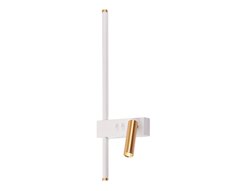 Бра Ambrella light FL5207/2 SWH/GD 7W+5W 4200K белый песок/золото