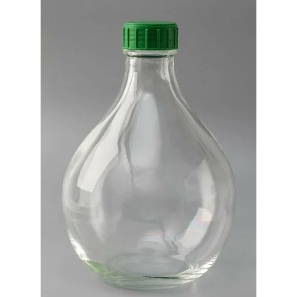 Бутыль прозрачная Дамижана с крышкой 3л