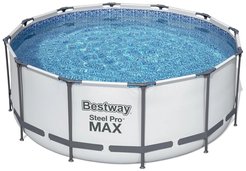 Бассейн каркасный круглый Steel Pro Max 366х122см, 10250л, 56420