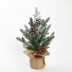 Елка искусственная 40см, с шишками, ПЭ, SYSPS-0925167