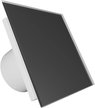 Панель вентилятора AEON D100/125 179х179 стекло матовое черное (Black classic) DICITI