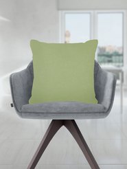 Подушка канвас зеленый 40х40см