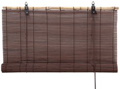 Штора рулонная  Bamboo 012 бамбук 100х160 шоколад