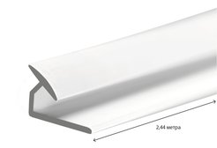 Профиль ПВХ для 3мм панелей угол внутренний