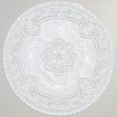 Салфетка d40 ажурная Arabesque круг.бел(шт)