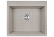 Мойка для кухни врезная Granula 6001 60х52см глубина чаши 20см, кварц, бежевый